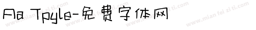 Aa Tpyle字体转换